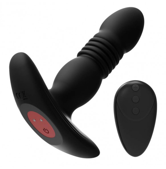 MizzZee - Moon Thrusting Prostate Massager Anal Vibrator (Chargeable - Black)